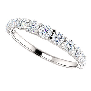 Custom Made Graduated Diamond Eternity/Wedding Ring by Moores