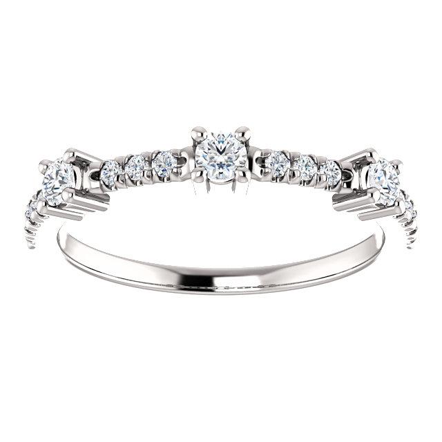 Beautiful Platinum & Diamond Eternity Ring by Moores