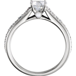 Moores Custom Made Platinum & Diamond Engagement & Wedding Rings