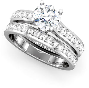 Moores Custom Made Platinum & Diamond Engagement & Wedding Rings