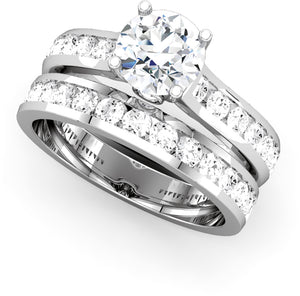 Moores Custom Made Engagement & Wedding Ring Set