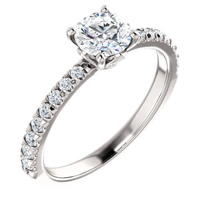 Custom Made Solitaire Diamond Engagement Ring by Moores