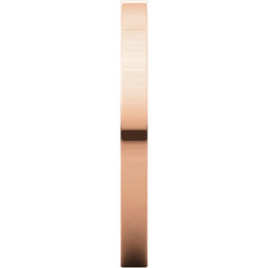 Moores Flat 2mm Wide Wedding Ring