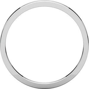 Moores Flat 2mm Wide Wedding Ring