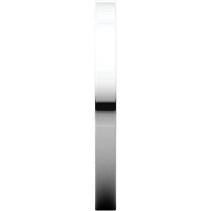 Moores Flat 2mm Wide Wedding Ring