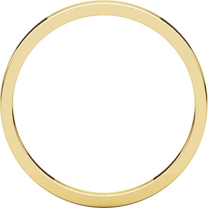 Moores Flat 2mm Wide Wedding Ring
