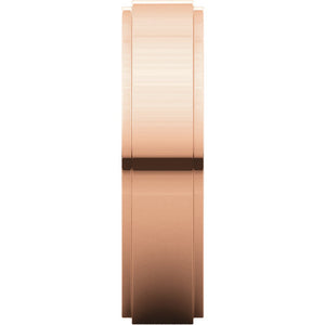 Moores Flat Edge 5mm Wide Wedding Ring