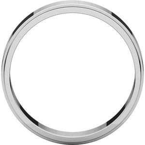 Moores Flat Edge 5mm Wide Wedding Ring