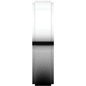 Moores Flat Edge 5mm Wide Wedding Ring
