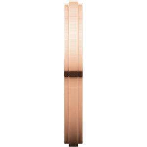 Moores Flat Edge 3mm Wide Wedding Ring