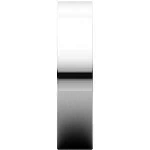 Moores Flat Comfort Fit 5mm Wide Wedding Ring