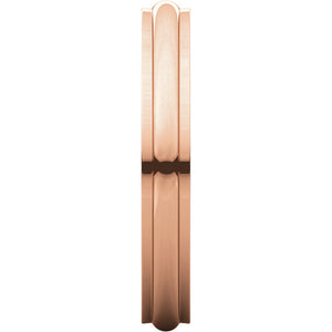 Moores Half Round Edge 3mm Wide Wedding Ring