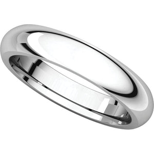 Moores Comfort Fit 4mm Wide Wedding Ring