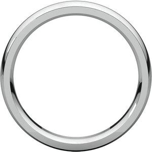 Moores Comfort Fit Edge 5mm Wide Wedding Ring