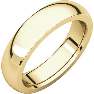 Moores Heavy Comfort Fit 5mm Wide Wedding Ring