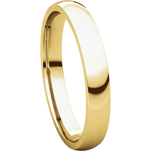Moores Light Comfort Fit 3mm Wide Wedding Ring