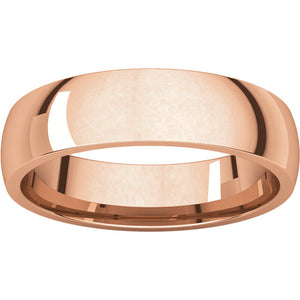 Moores Light Comfort Fit 5mm Wide Wedding Ring