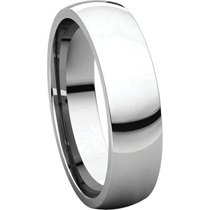 Moores Light Comfort Fit 5mm Wide Wedding Ring