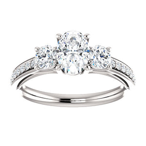 Moores Custom Made Three Stone Diamond Ring