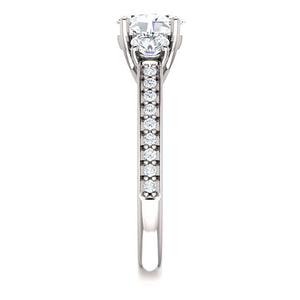 Moores Custom Made Three Stone Diamond Ring